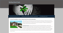Desktop Screenshot of building-boost-grant.weebly.com