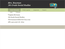 Tablet Screenshot of mrsgbowman.weebly.com