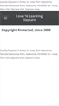 Mobile Screenshot of lovenlearningdaycare.weebly.com
