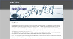 Desktop Screenshot of makedubstep.weebly.com