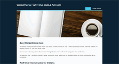 Desktop Screenshot of parttimejobs4all.weebly.com