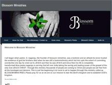 Tablet Screenshot of blossomministry.weebly.com
