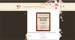 Desktop Screenshot of parklandclassof1985reunion.weebly.com