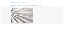 Desktop Screenshot of footwearforwomen7z.weebly.com