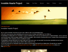 Tablet Screenshot of invisibleheartsproject.weebly.com