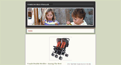 Desktop Screenshot of combidoublestroller.weebly.com