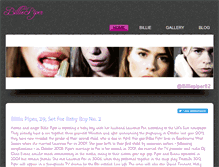 Tablet Screenshot of billiepiper82.weebly.com