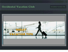 Tablet Screenshot of occidentalvacationclub.weebly.com