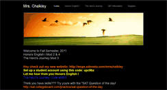 Desktop Screenshot of mrschalkley.weebly.com
