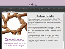 Tablet Screenshot of barbourbulletin.weebly.com