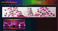 Desktop Screenshot of 123partyplanners.weebly.com