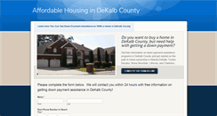 Desktop Screenshot of dekalbaffordablehousing.weebly.com