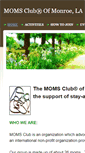 Mobile Screenshot of momsclubmonroe.weebly.com