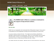 Tablet Screenshot of momsclubmonroe.weebly.com