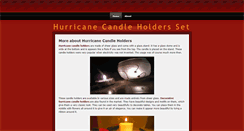 Desktop Screenshot of hurricanecandleholdersset.weebly.com