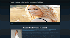 Desktop Screenshot of carrieunderwoodwedding.weebly.com