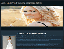 Tablet Screenshot of carrieunderwoodwedding.weebly.com