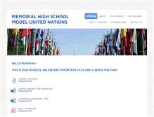 Tablet Screenshot of mhsmun.weebly.com