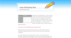 Desktop Screenshot of learn-photoshop-now.weebly.com