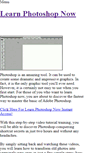 Mobile Screenshot of learn-photoshop-now.weebly.com