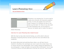 Tablet Screenshot of learn-photoshop-now.weebly.com
