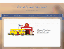 Tablet Screenshot of legendsprings4thgrade.weebly.com
