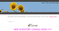 Desktop Screenshot of lynnsthisandthatshop.weebly.com