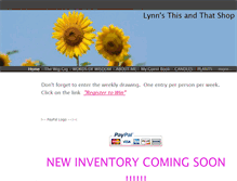 Tablet Screenshot of lynnsthisandthatshop.weebly.com