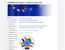 Tablet Screenshot of comenius-united.weebly.com