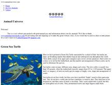 Tablet Screenshot of animaluniverse.weebly.com