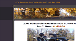 Desktop Screenshot of 2006bombardieroutlander400ho4x4m.weebly.com