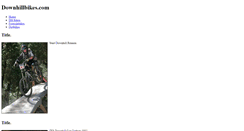 Desktop Screenshot of downhillbikes.weebly.com