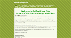 Desktop Screenshot of belfastponyclub.weebly.com