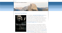 Desktop Screenshot of download-the-wolfman-movie.weebly.com