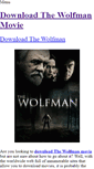 Mobile Screenshot of download-the-wolfman-movie.weebly.com