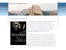 Tablet Screenshot of download-the-wolfman-movie.weebly.com