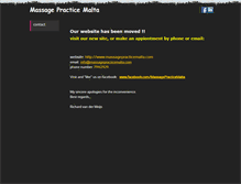 Tablet Screenshot of massagepracticemalta.weebly.com