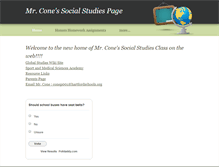 Tablet Screenshot of coneshistoryclass.weebly.com