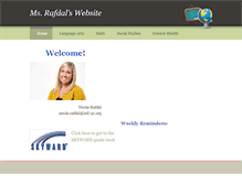 Tablet Screenshot of msrafdal.weebly.com
