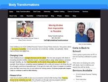 Tablet Screenshot of carlasbodytransformations.weebly.com