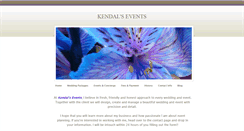 Desktop Screenshot of kendalsevents.weebly.com