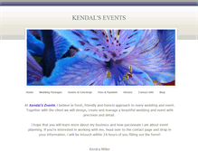 Tablet Screenshot of kendalsevents.weebly.com