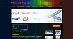 Desktop Screenshot of creativewebseo.weebly.com