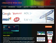Tablet Screenshot of creativewebseo.weebly.com