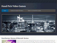 Tablet Screenshot of handpickvideogames.weebly.com