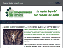 Tablet Screenshot of emprendedoresexitosos.weebly.com