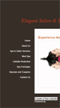 Mobile Screenshot of elegantsalonspa.weebly.com
