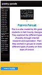 Mobile Screenshot of poetryparade.weebly.com
