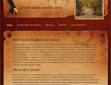 Tablet Screenshot of lovett-class.weebly.com