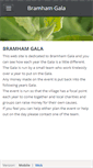 Mobile Screenshot of bramhamgala.weebly.com